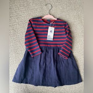NWT Petit Bateau Dress, 18m